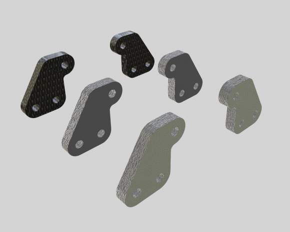 Yokomo YZ-834B OPTION - Front Long Shock Mount Plates